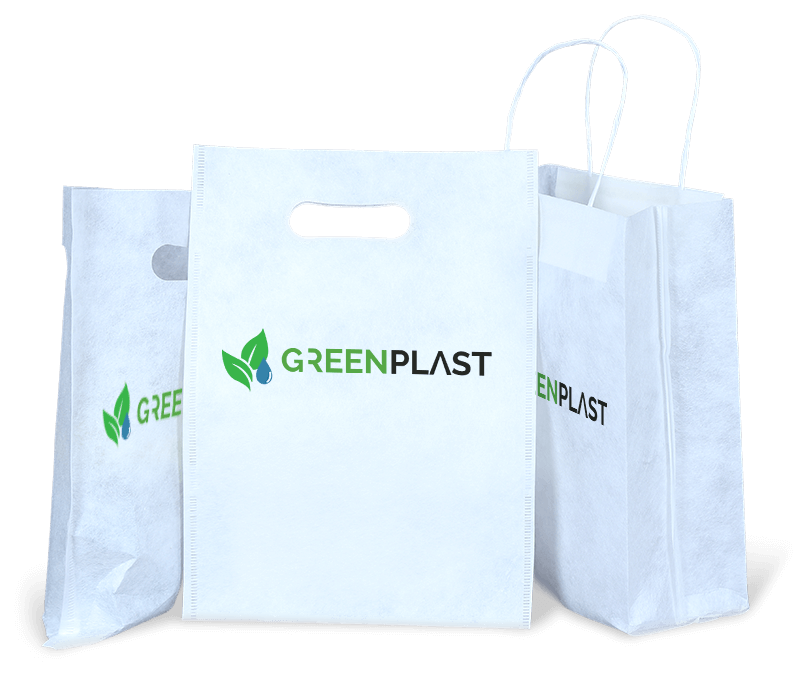 image of greenplast water soluble fabric bags